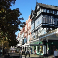 Lord Street shops near our Southport Park