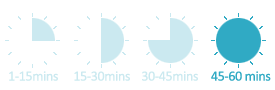 60mins 45-60mins