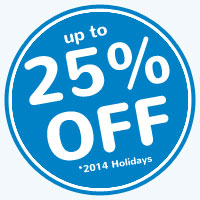25% off 2014 holidays 25% off 2014 holidays
