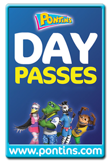Choose a day pass for Pontins Holiday Parks