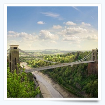 Clifton Suspension Bridge near Brean Sands Clifton Suspension Bridge near Brean Sands