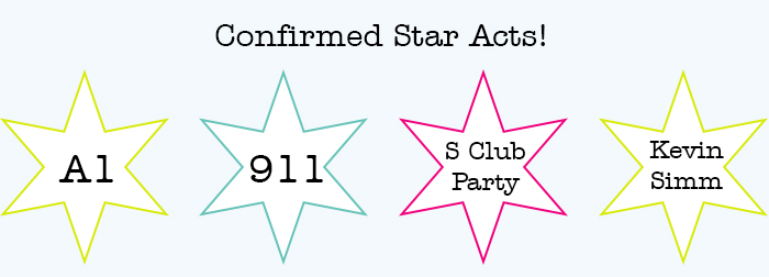 90's Confirmed Acts Image 90's Confirmed Acts Image
