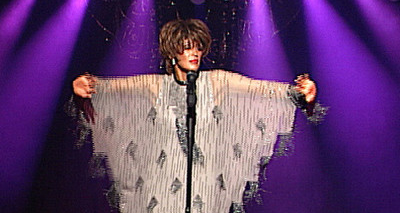 Julia Martin as Shirley Bassey Julia Martin as Shirley Bassey