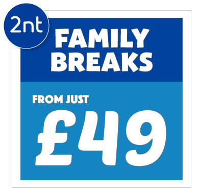 2 Night Family Breaks From £49 Voucher offer for Pontins Holiday Parks