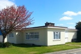 Front view of Pontins Brean Sands bungalow