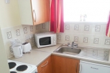Kitchen area of the bungalow at Pontins Brean Sands