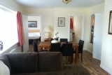 Dining and lounge area of Pontins Brean Sands bungalow