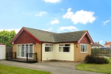 Front view of the bungalow