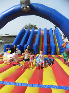 Camber Sands inflatable water slide