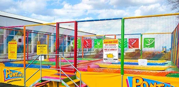 New Trampolines equipment at Pontins Pakefield