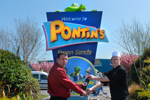 The Pontins team at Brean Sands Holiday Park