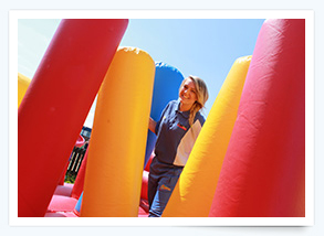 The Inflatables at Brean Sands