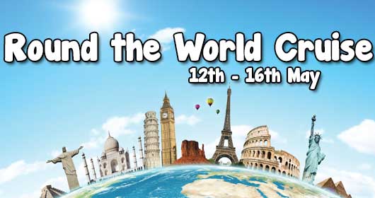 Banner for Themed Breaks at Pontins Holiday Parks.