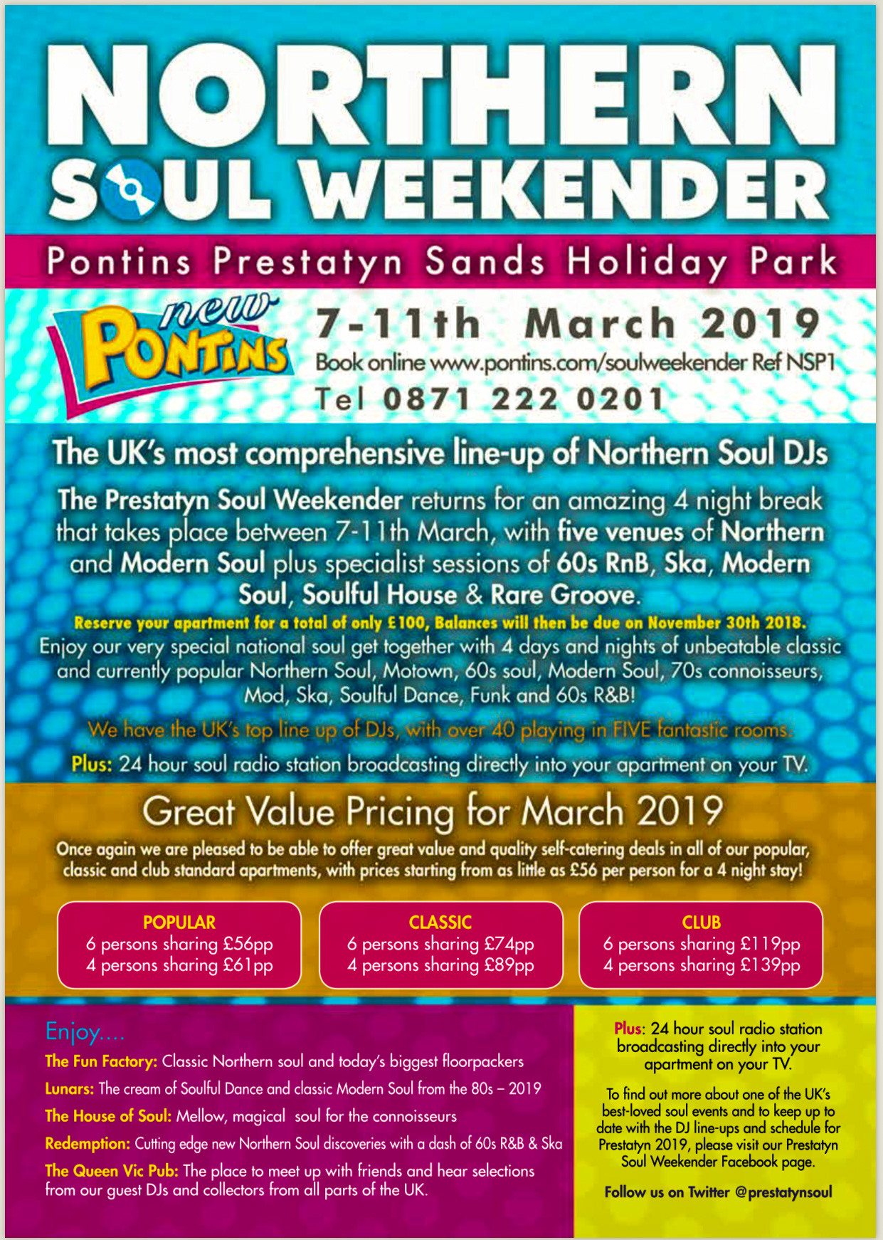 Soul Weekender Prestatyn - Don't Miss Out!