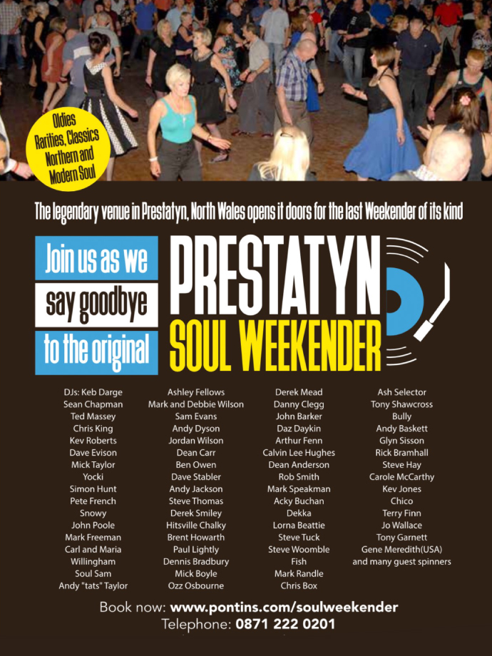 Soul Weekender Prestatyn - Don't Miss Out!